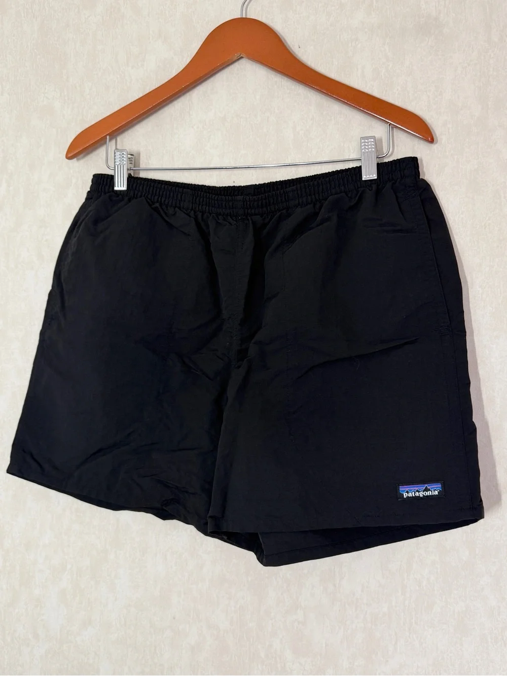 Patagonia Men’s Baggies Shorts 5" Brief Mesh Lined in Black L - Picture 3 of 13
